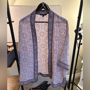 Max Edition Pink Paisley Kimono Style Women’s Top Size Large